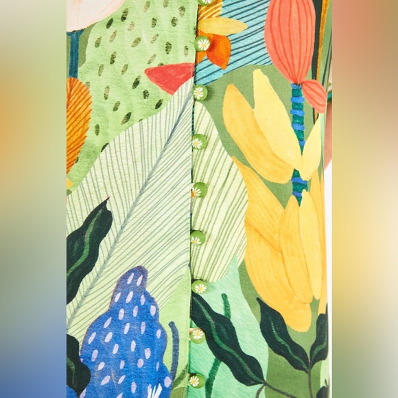 FARM Rio Vintage Toucans Plunge Neck Dress - Picture 6 of 8